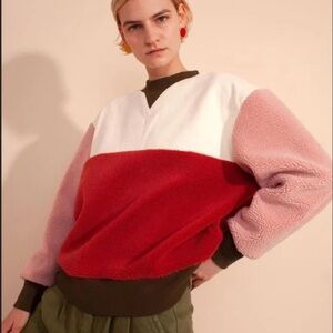 L.F. Markey / Yannick Sweatshirt Sherpa colorblock Sweaters size US 0